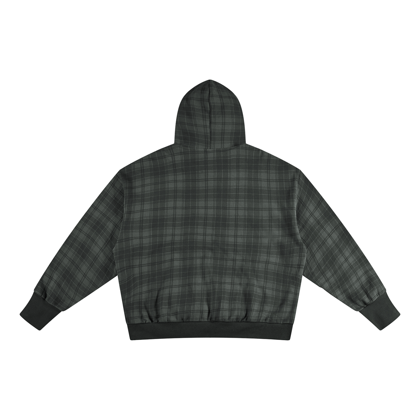 "Restraining Order" Plaid Color Block Hoodie