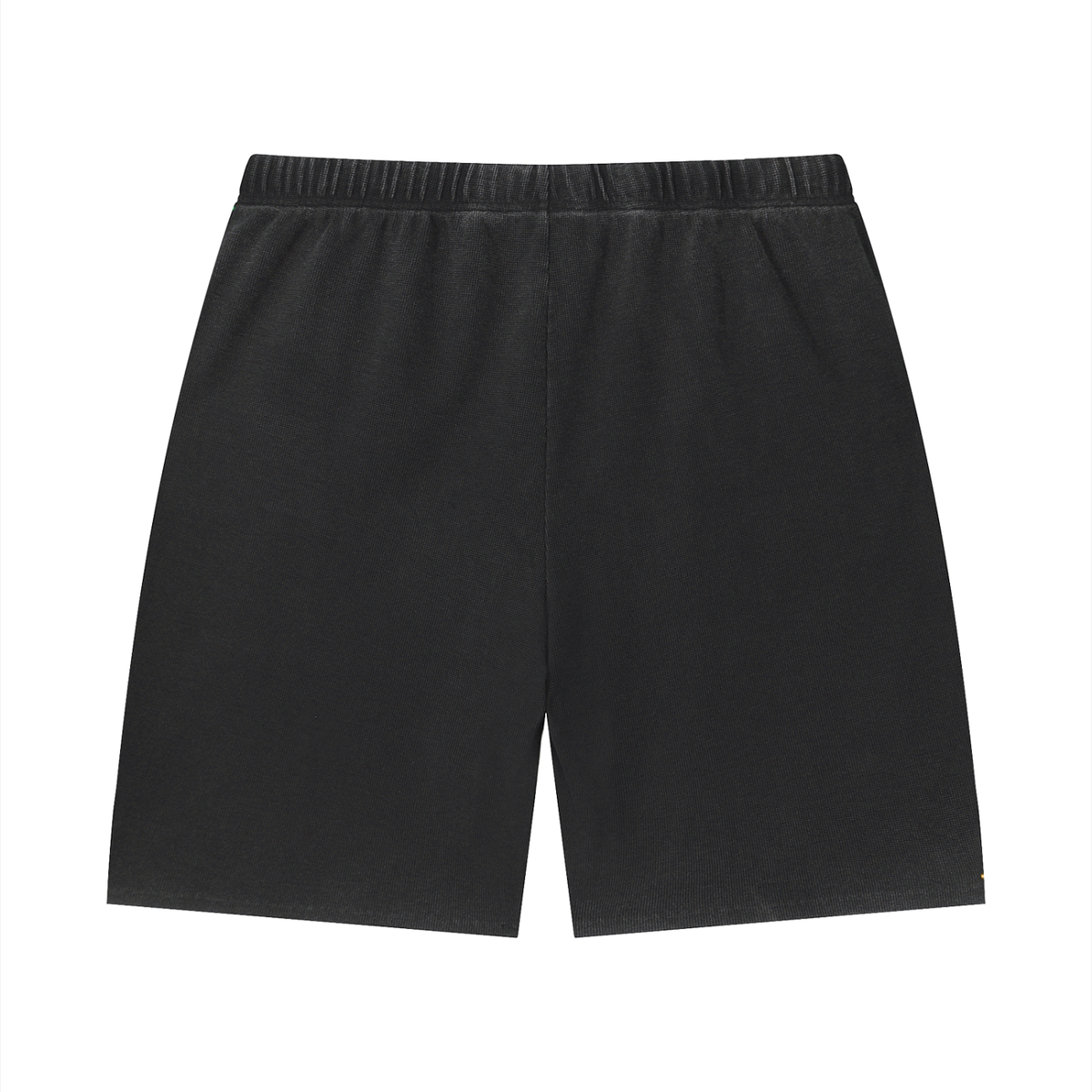 PYN™ "PYN" Vintage Wash Sunfade Waffle Raw Hem Shorts