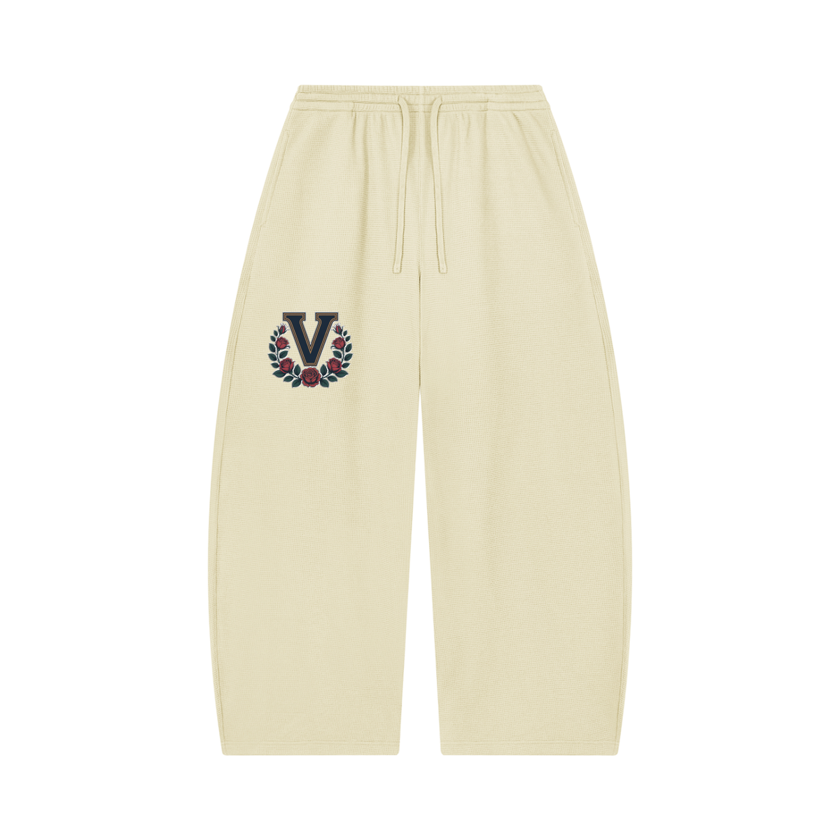 "VARSITY" Waffle Cotton Sweatsuit