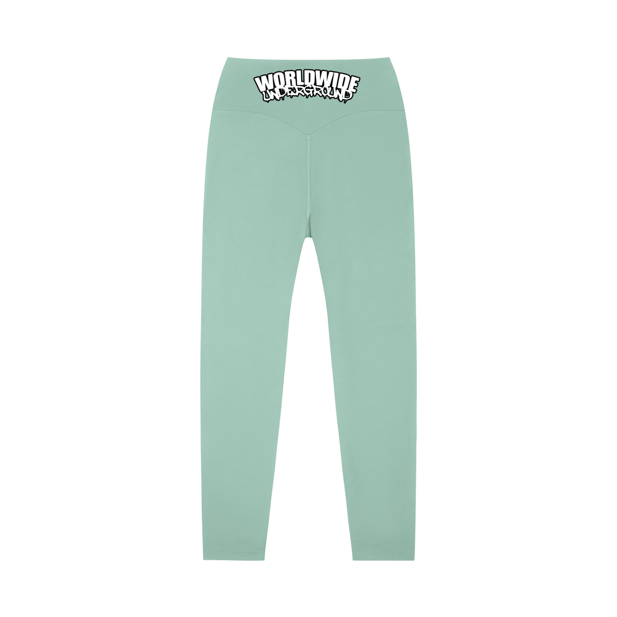 "Worldwide Underground" High-Waisted Yoga Leggings