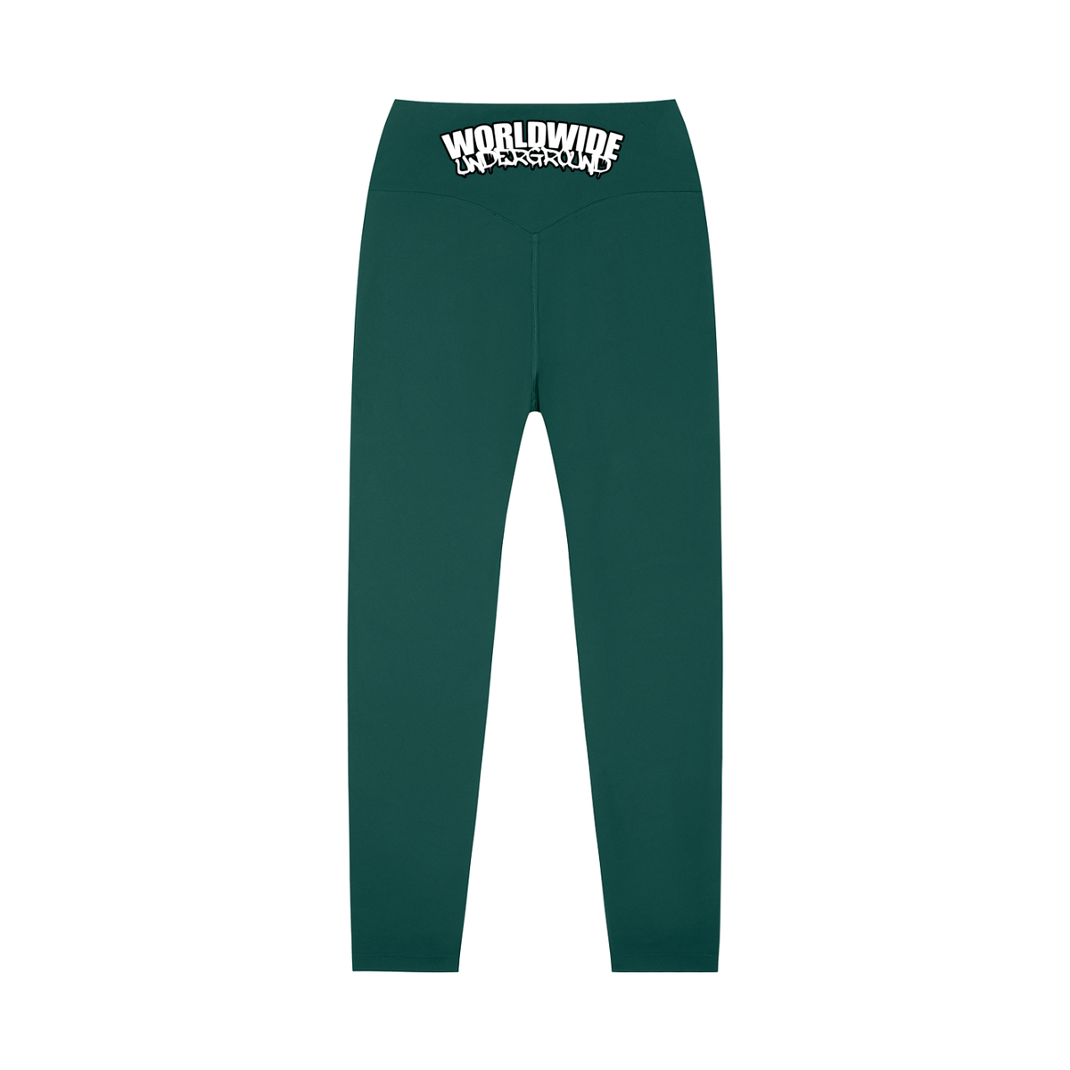 "Worldwide Underground" High-Waisted Yoga Leggings