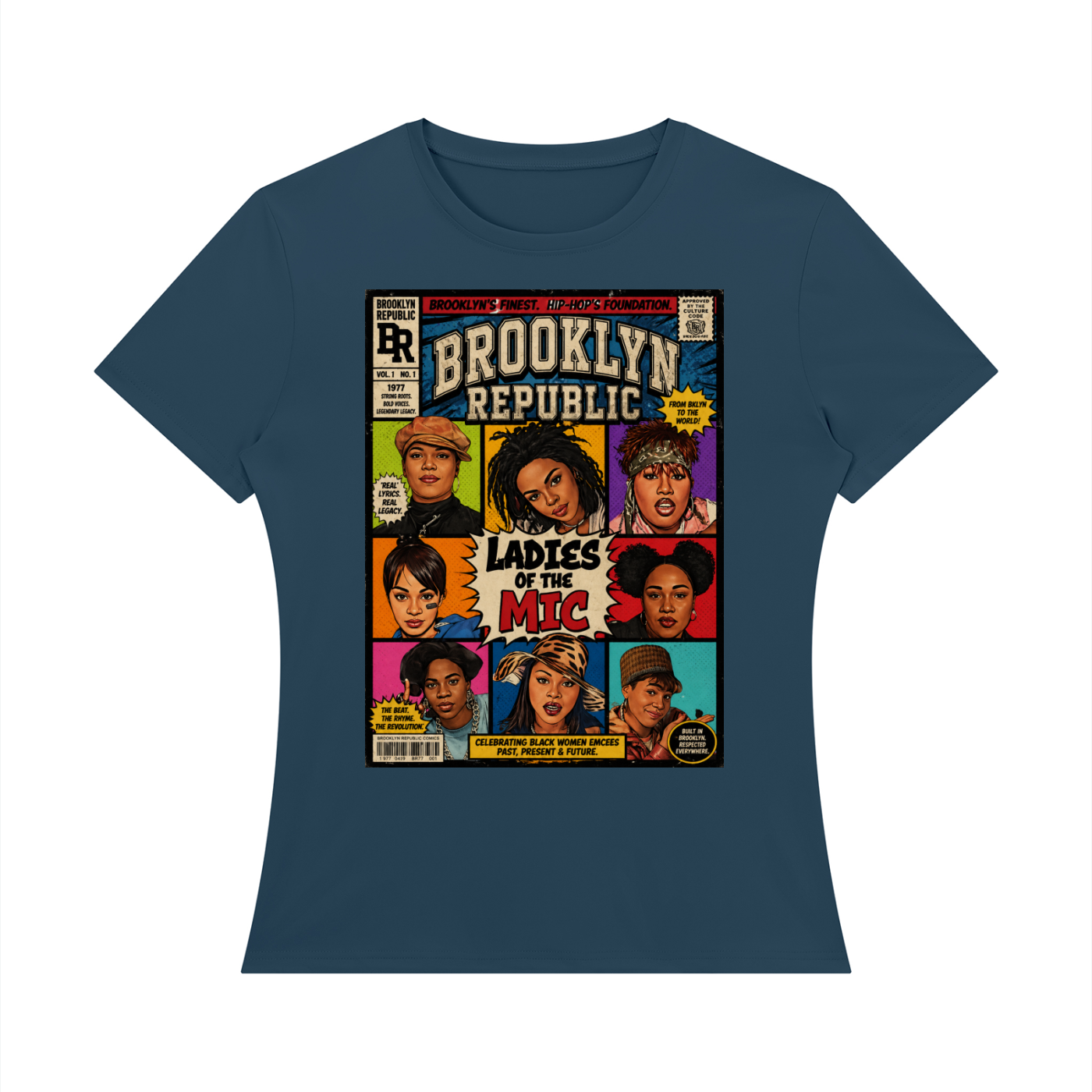 "Ladies First Comic Vol.1" Women's Regular Fit T-Shirt