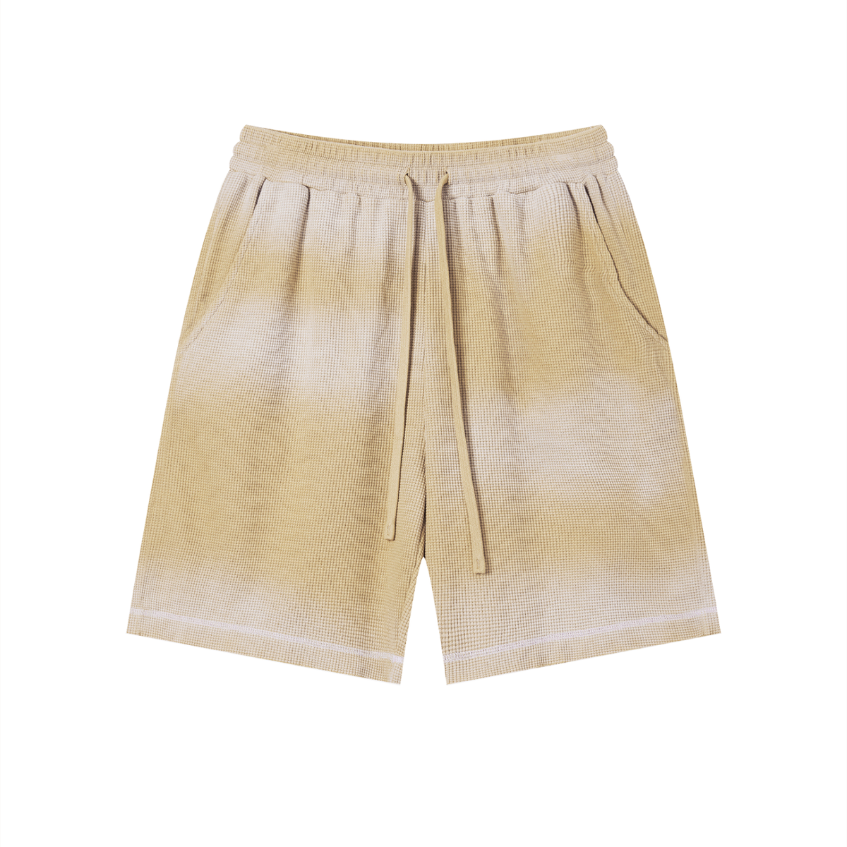 Brooklyn Republic Essentials™ Sunfade Waffle Raw Hem Shorts