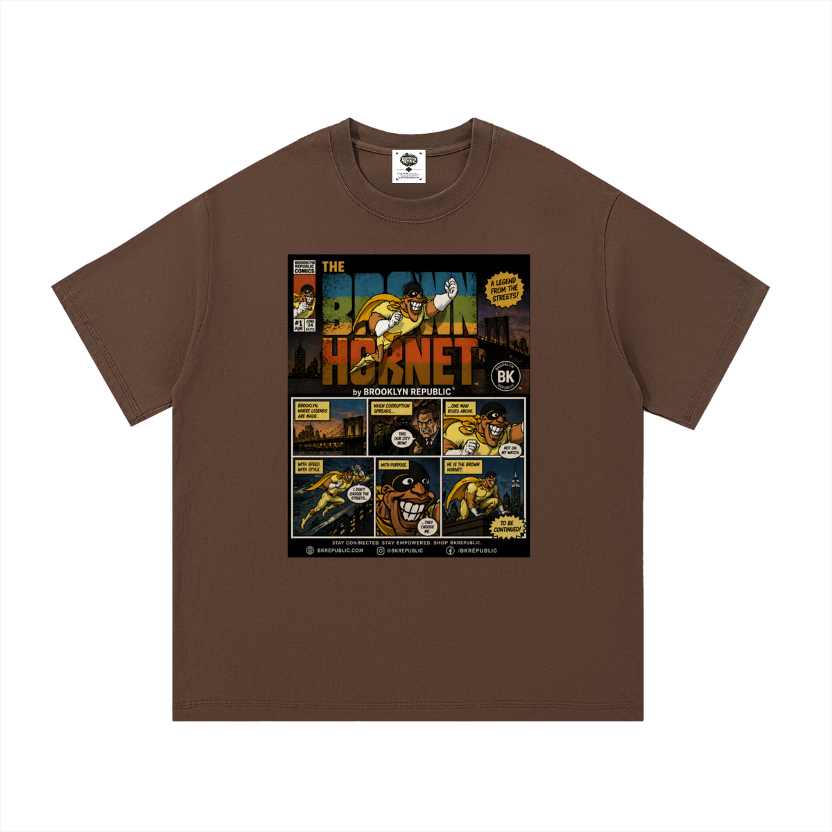 "The Brown Hornet" Cotton T-Shirt