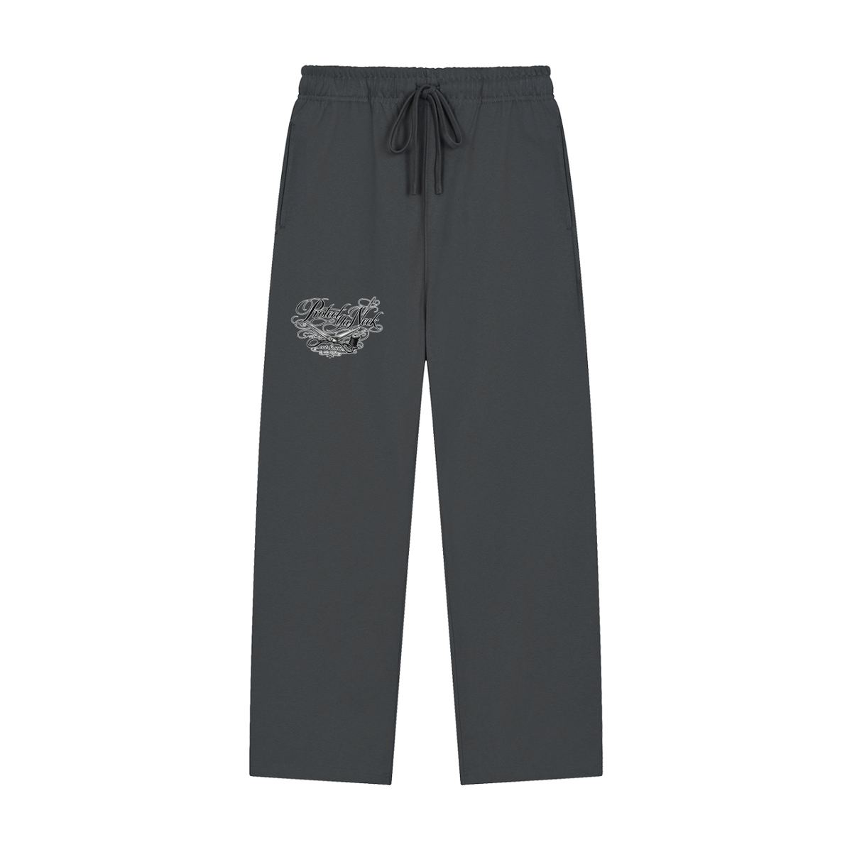 PYN™ "Cut & Sew" Solid Color Straight-Leg Sweatpants