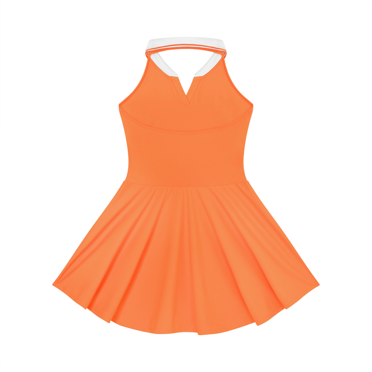 Brooklyn Republic Essentials™ Women's Collared Halter A-Line Tennis Dress