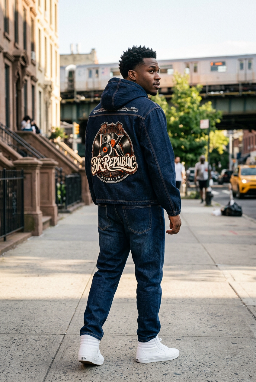 Brooklyn Republic Essentials™ "Da Boom Bap" Vintage Wash Denim Set