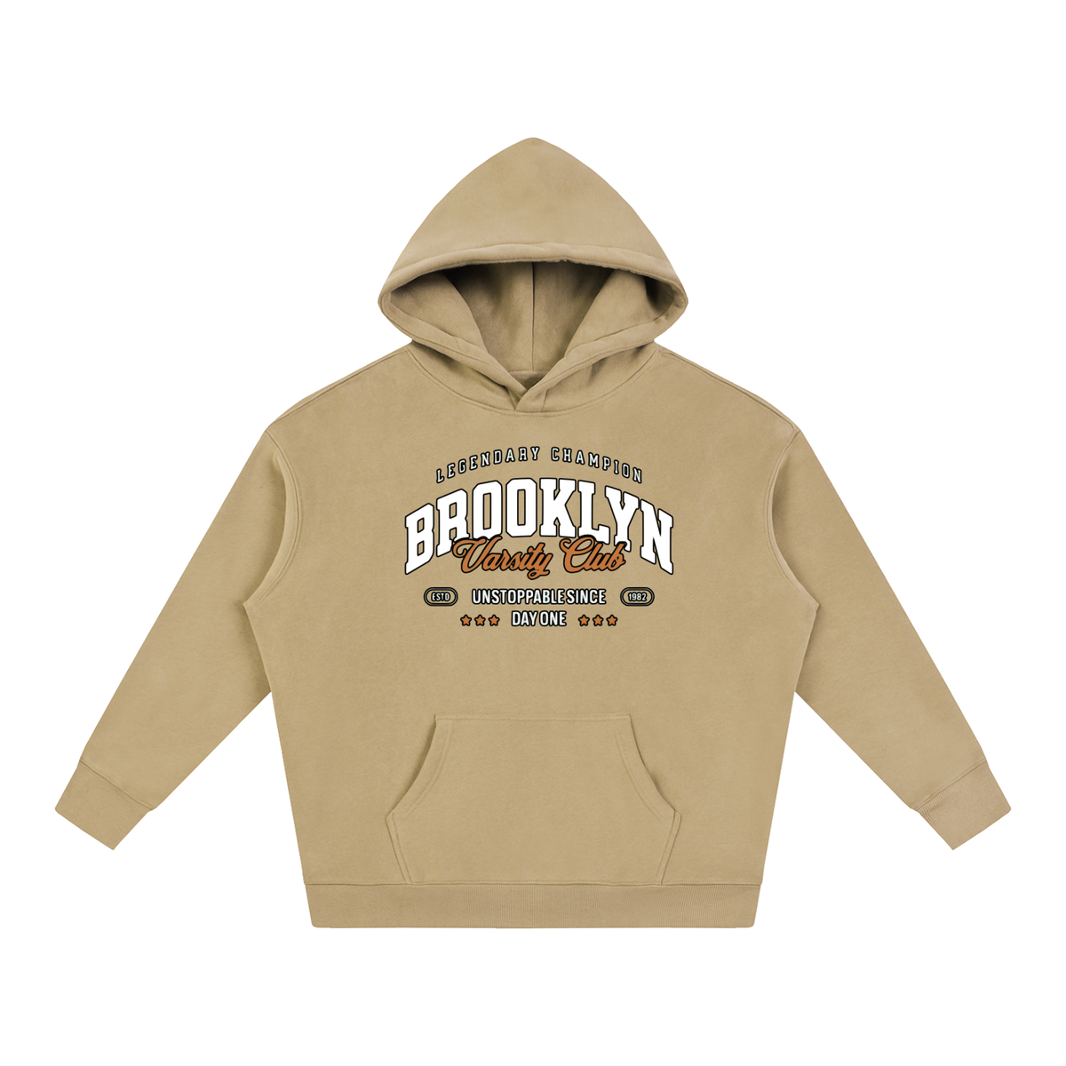 "Varsity Club" Oversize Fleeced Hoodie