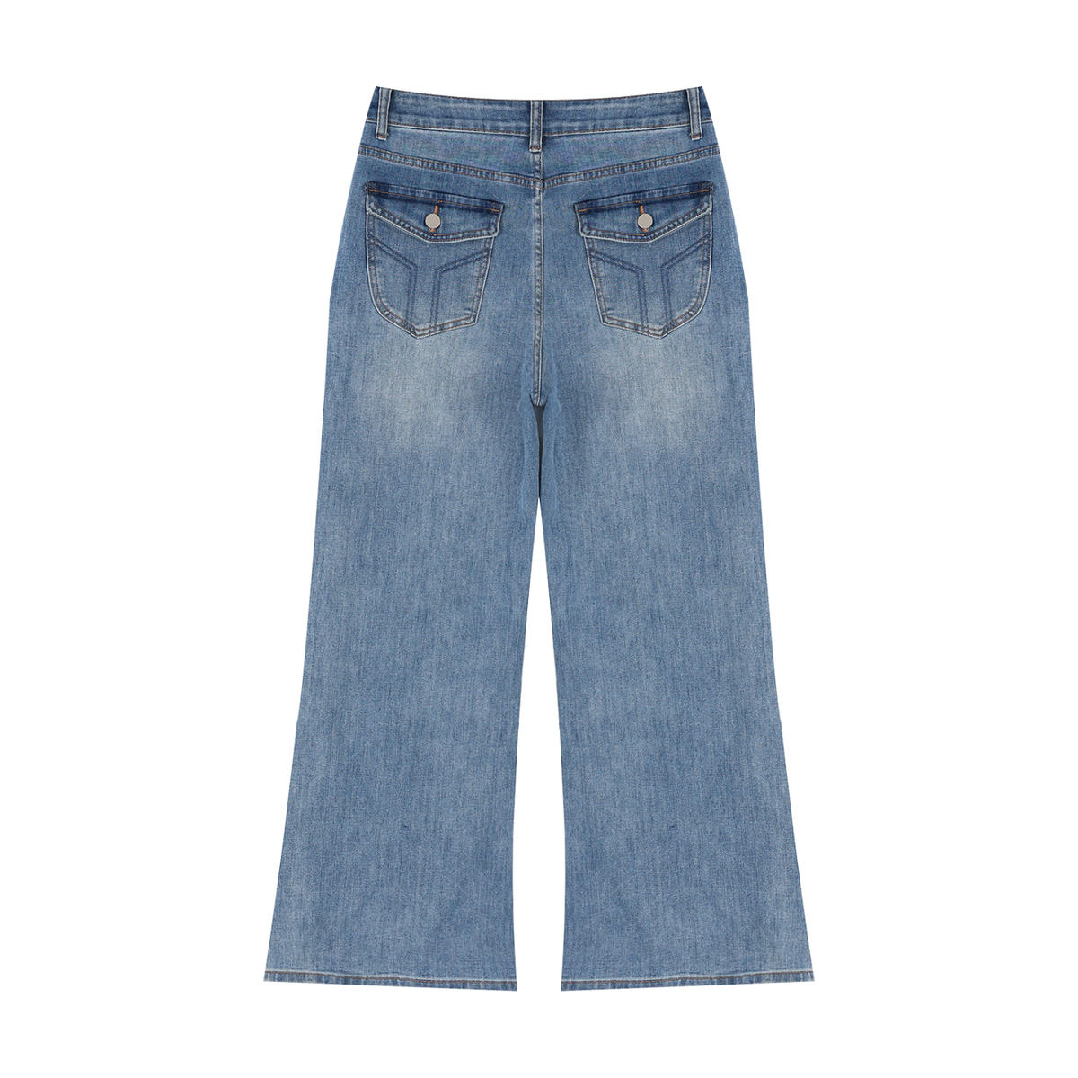 Brooklyn Republic essentials™ Women's Vintage Wash Wide Leg Jeans