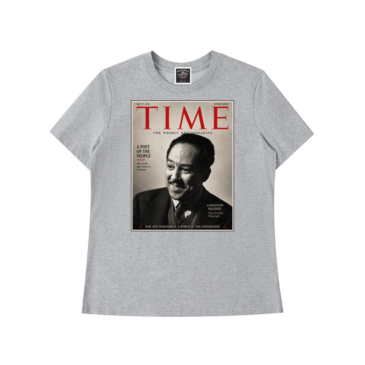 "Langston Hughes" Women's Cotton T-Shirt