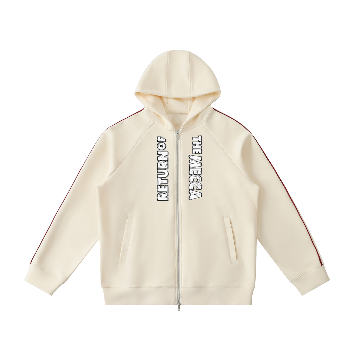 "Return to Mecca" Heavyweight Raglan Zip Hoodie
