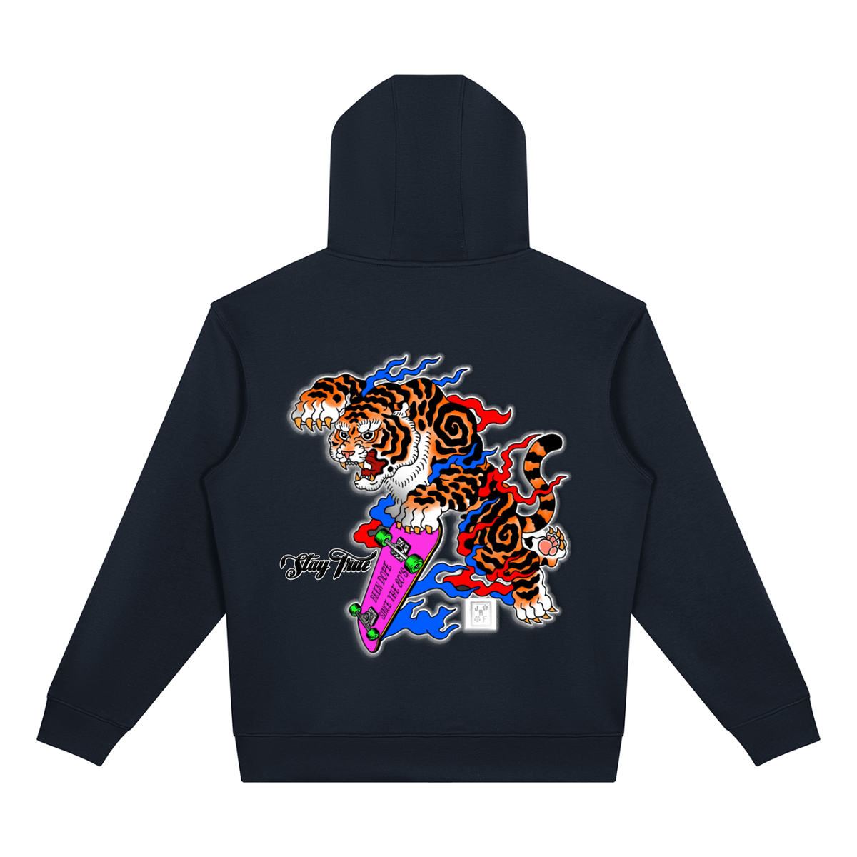 Brooklyn Zoo™ "Sheir-Khan" Drop Shoulder Full Zip Hoodie