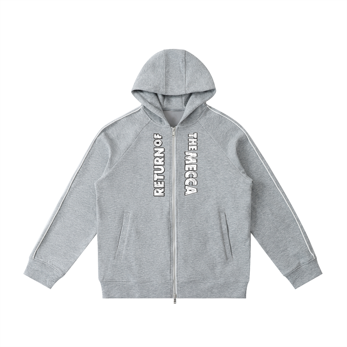 "Return to Mecca" Heavyweight Raglan Zip Hoodie