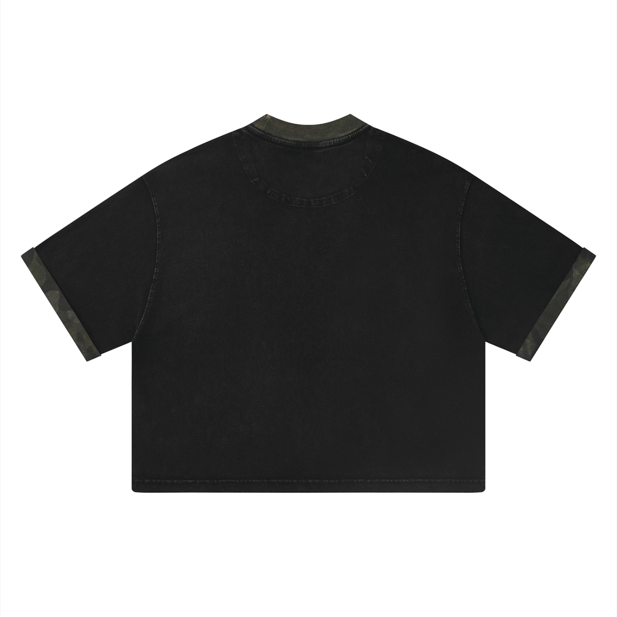 "Gimme Tha Loot" Mineral Washed Boxy Panel T-Shirt