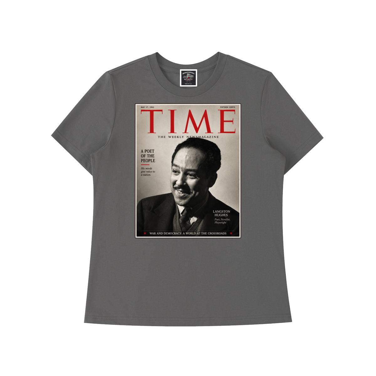 "Langston Hughes" Women's Cotton T-Shirt