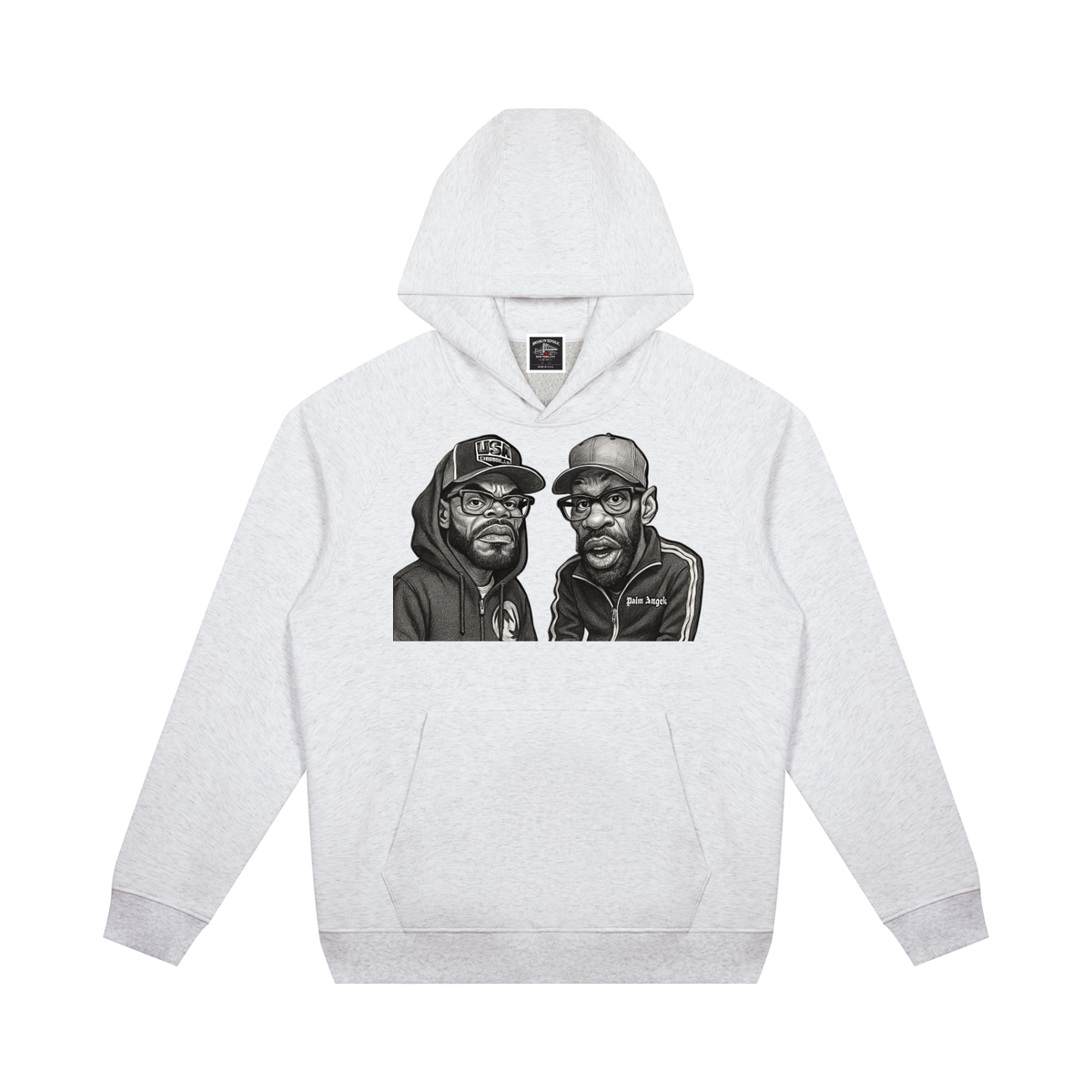 "How High" Oversized Raglan Pullover Hoodie
