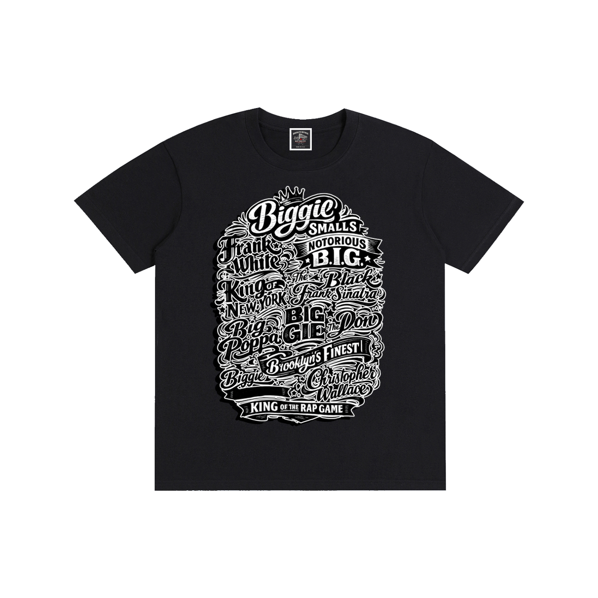 "The Black Frank White" Cotton Unisex T-Shirt