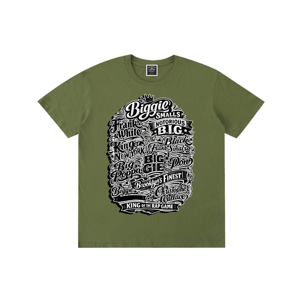 "The Black Frank White" Cotton Unisex T-Shirt