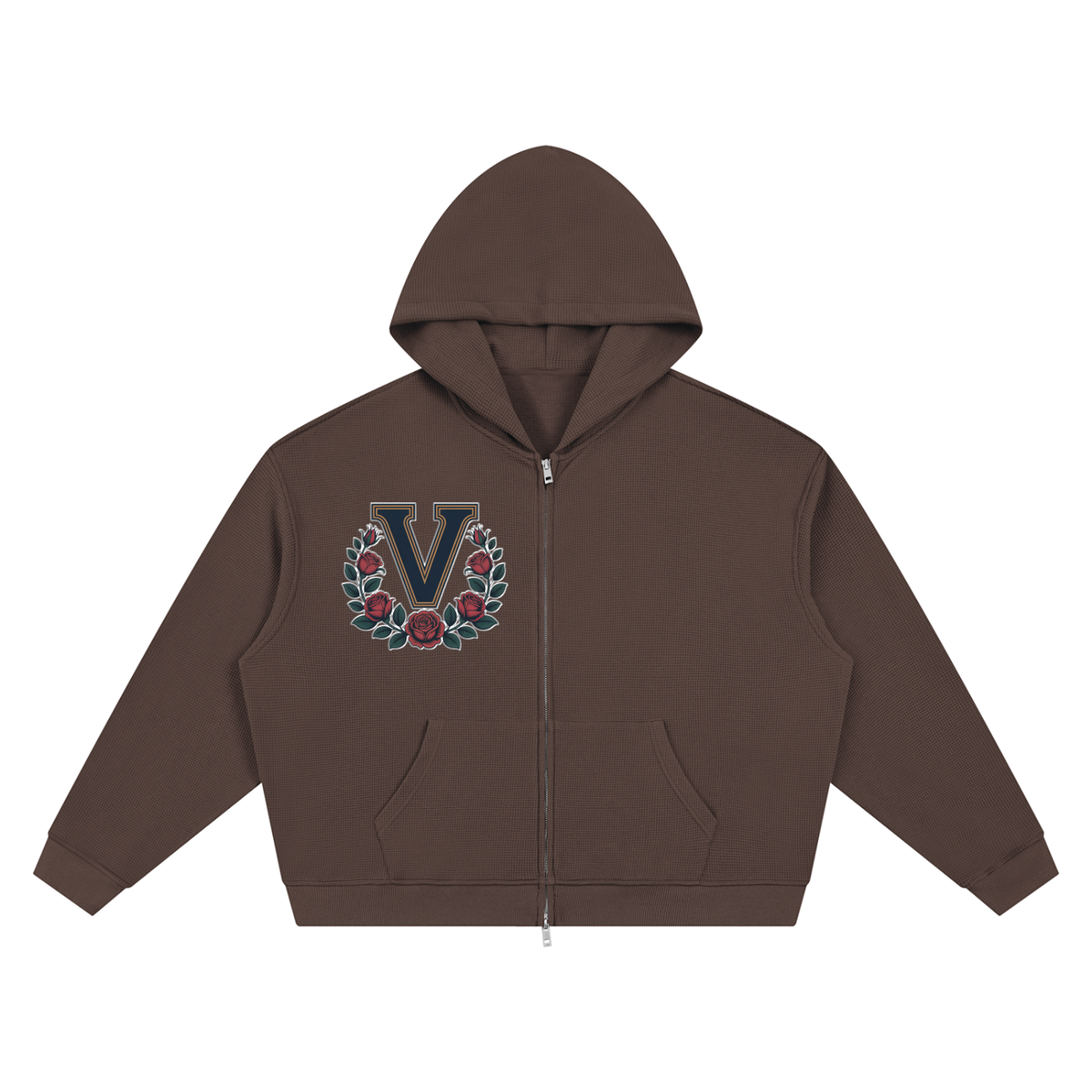 "VARSITY" Waffle Cotton Sweatsuit