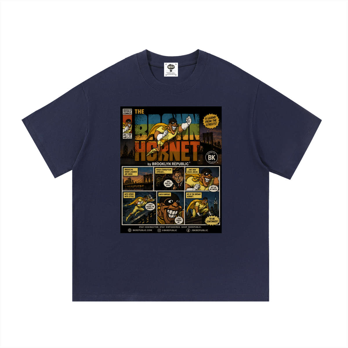 "The Brown Hornet" Cotton T-Shirt