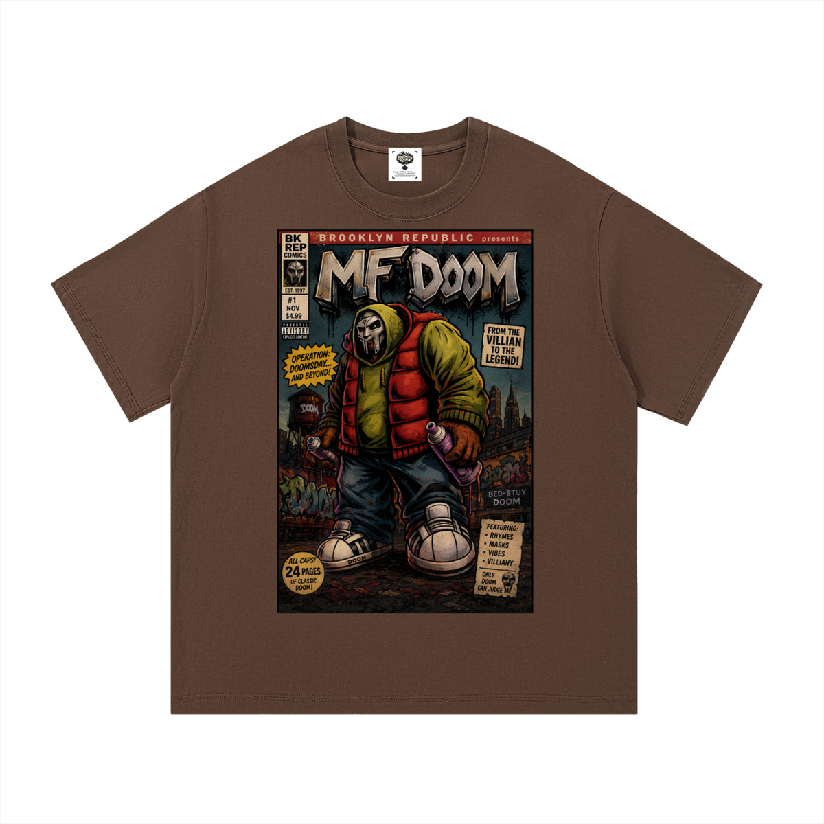"The Adventures of MF Doom" Cotton T-Shirt