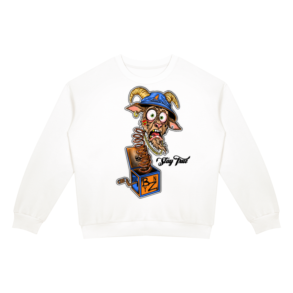 Brooklyn Zoo™ "Jumpin Jackass" Drop Shoulder Crewneck Sweatsuit