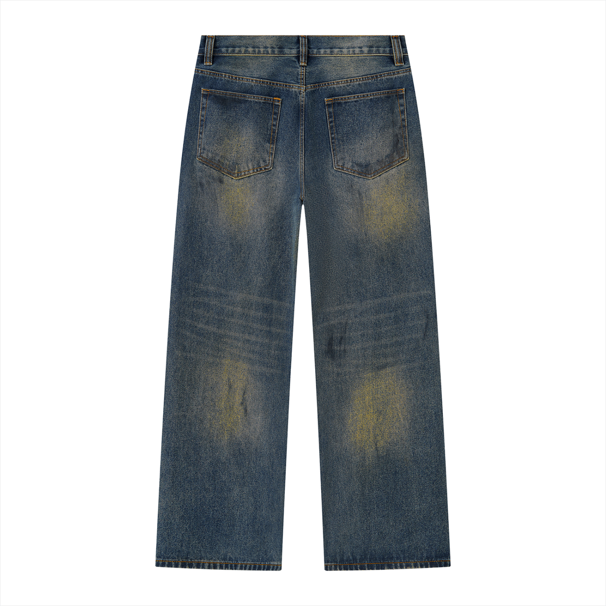 Brooklyn Republic Essentials™ Men's Vintage Wash Wide Leg Denim Jeans