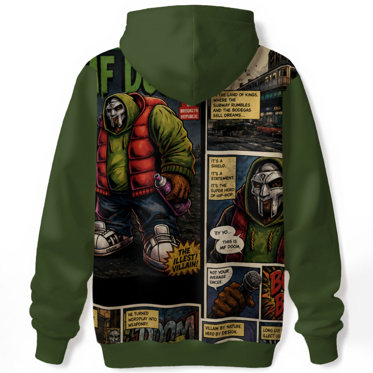 "The Adventures of MF Doom" Overdose Sublimation Hoodie