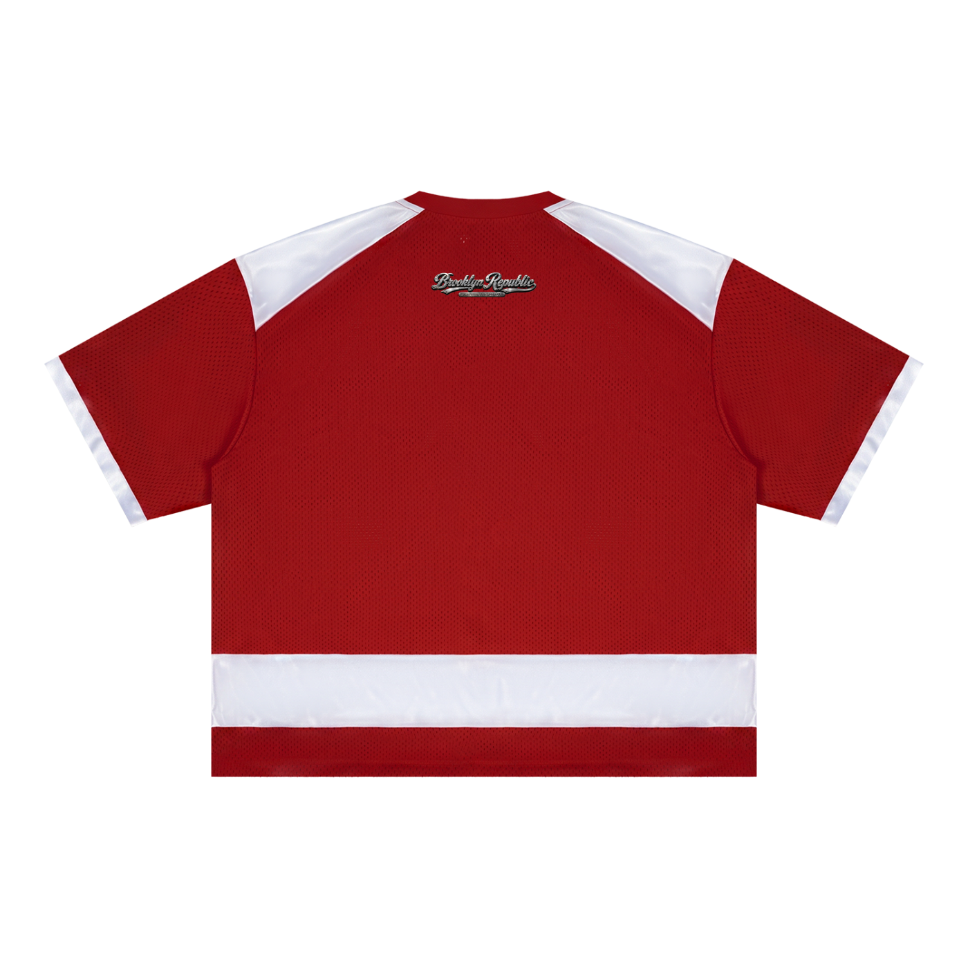 Brooklyn Republic Essentials™ Raglan Sleeve Mesh Boxy T-Shirt
