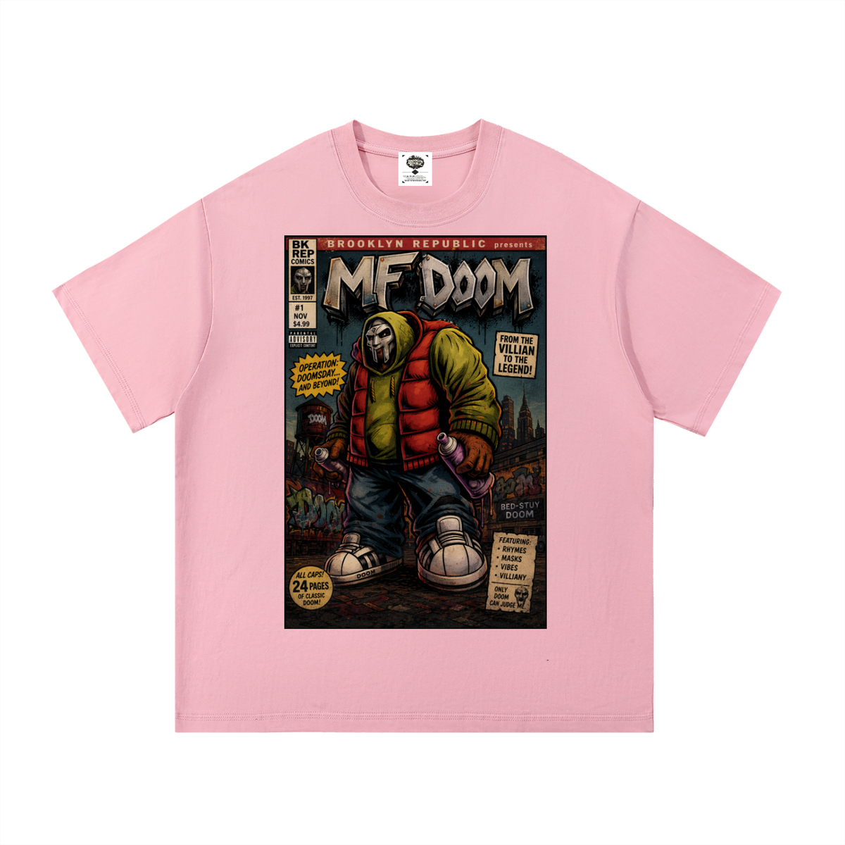 "The Adventures of MF Doom" Cotton T-Shirt