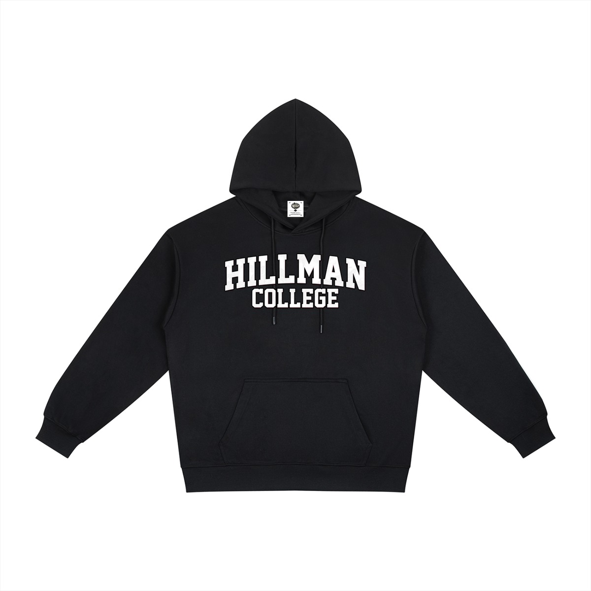 "Hillman College" Relaxed Fit Hoodie