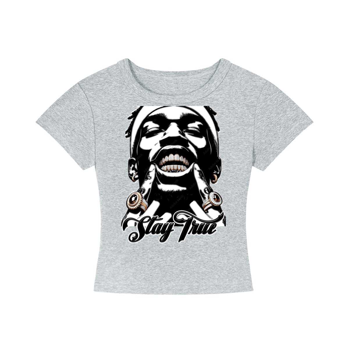 "Ghetto Heaven - Antwan" Women's Cropped T-Shirt