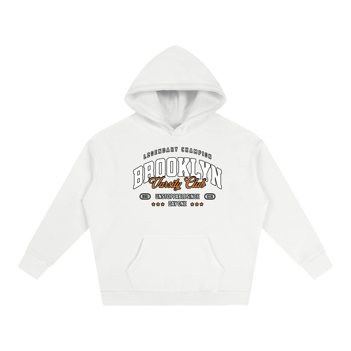 "Varsity Club" Oversize Fleeced Hoodie