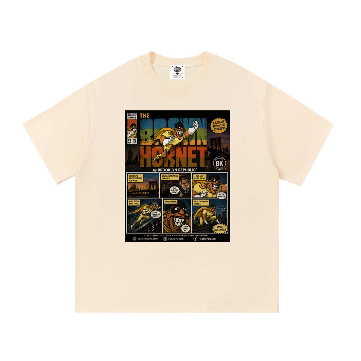 "The Brown Hornet" Cotton T-Shirt
