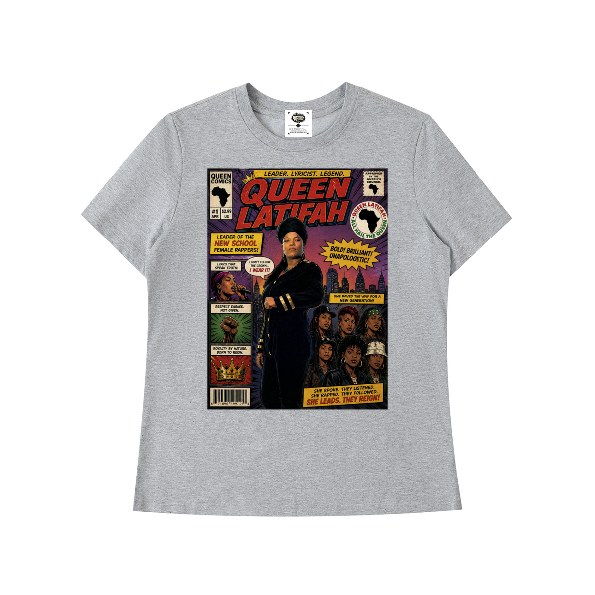 "Ladies First" Women's Standard Shoulder T-Shirt
