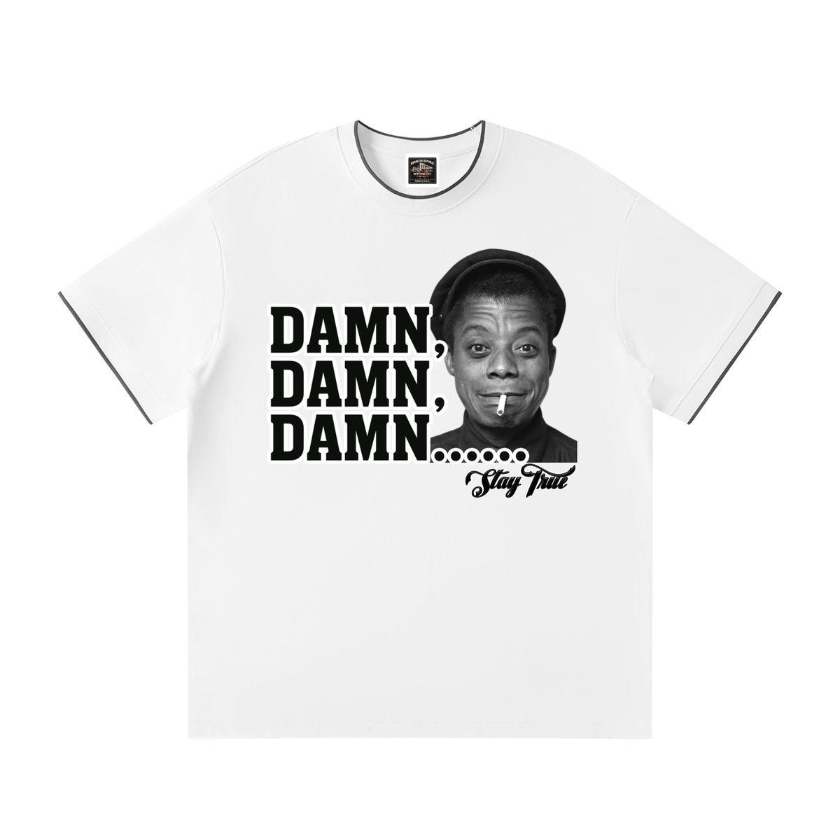 Sankofa™ "Damn, Damn, Damn.....James" Regular Fit T-Shirt