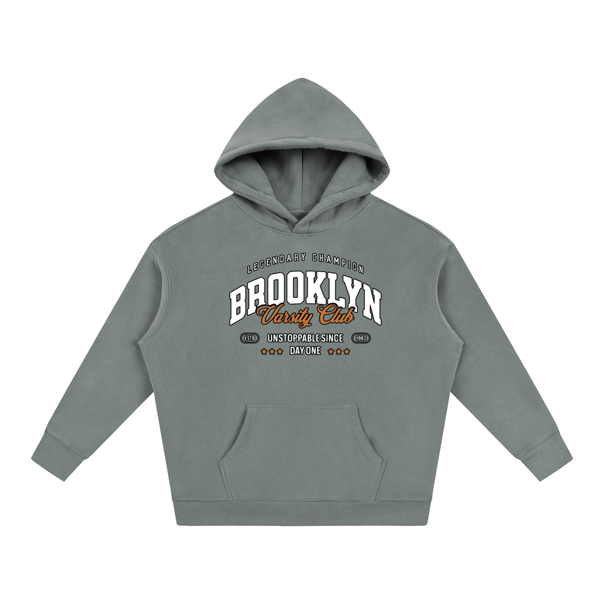 "Varsity Club" Oversize Fleeced Hoodie