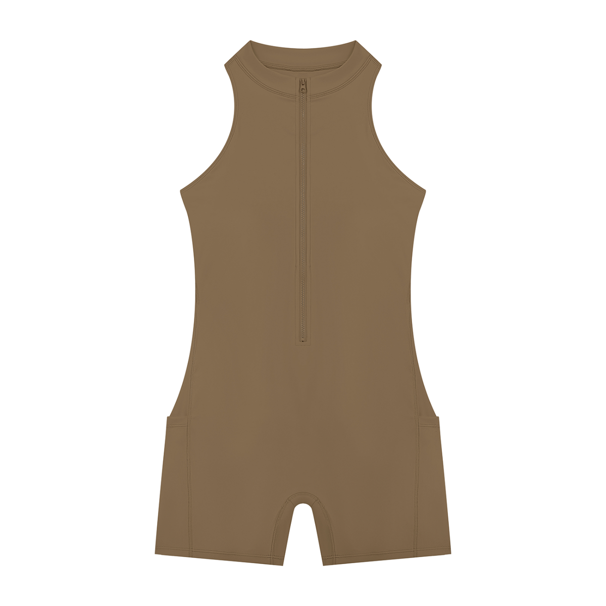 Brooklyn Republic Essentials™ Women’s Quarter-Zip Yoga Romper