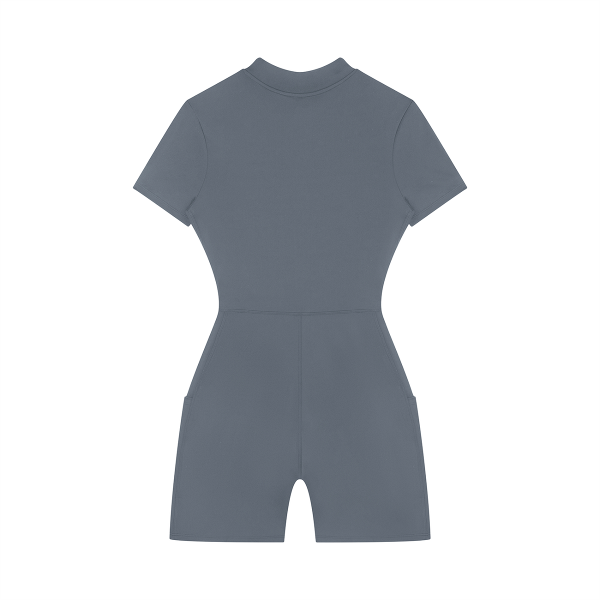 Brooklyn Republic Essentials™ Women's Quarter-Zip Short Sleeve Romper
