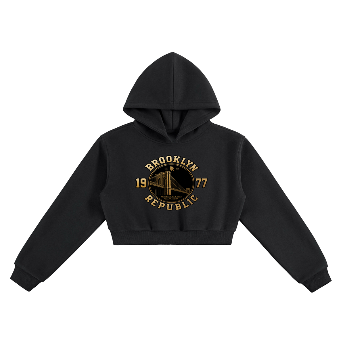 Brooklyn Republic essentials™ Women's Cropped Hoodie