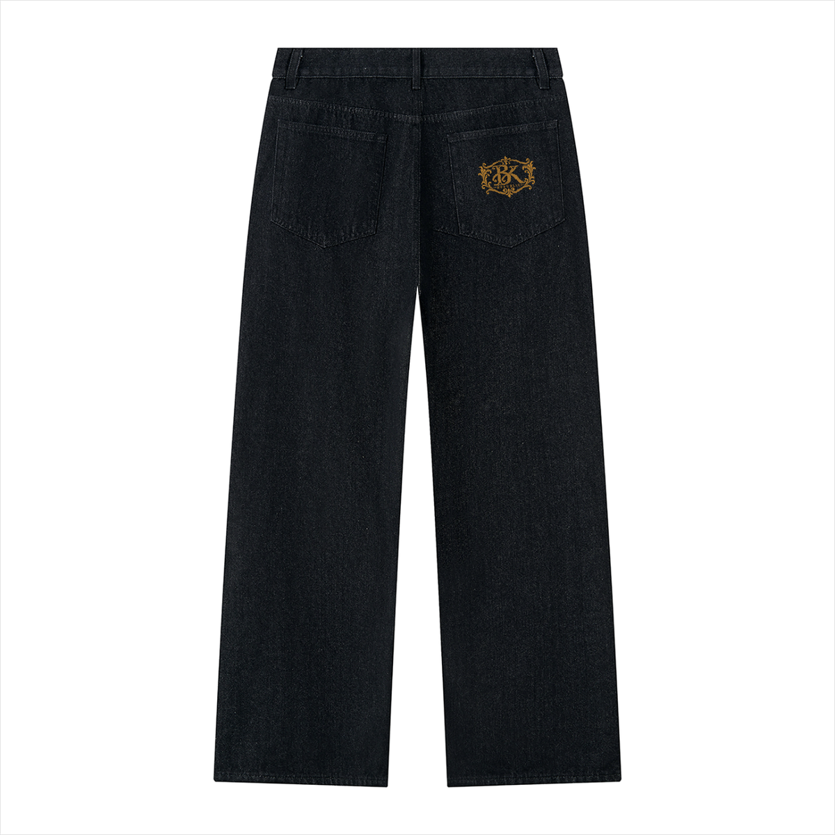 Brooklyn Zoo™ "Gas Station Sushi" Men's Vintage Wash Wide Leg Denim Jeans