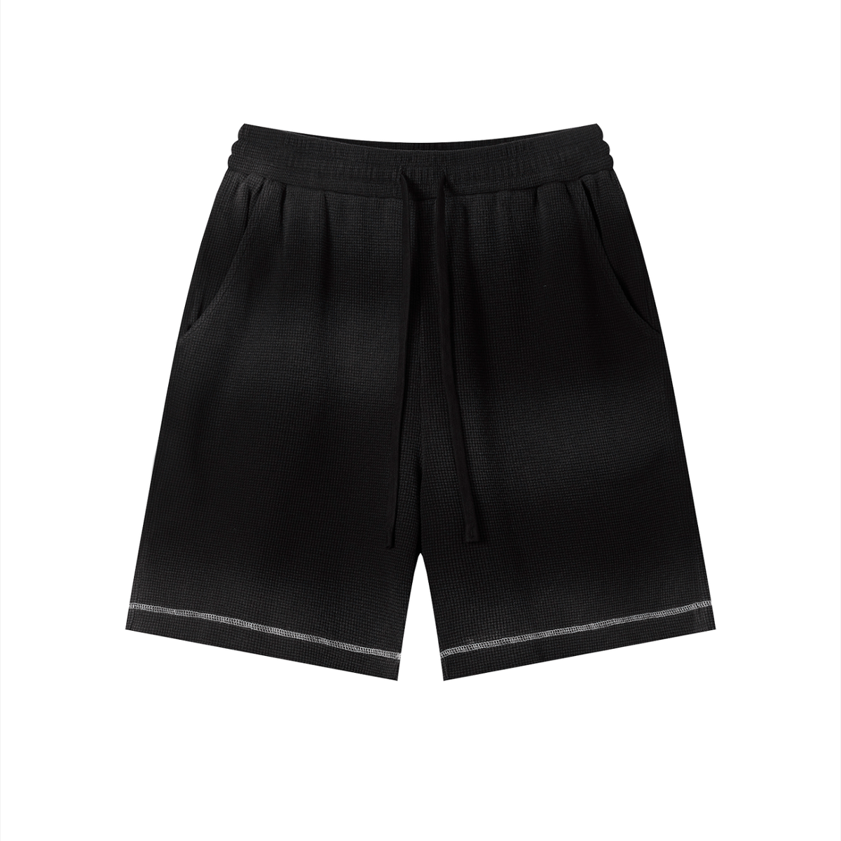 Brooklyn Republic Essentials™ Sunfade Waffle Raw Hem Shorts