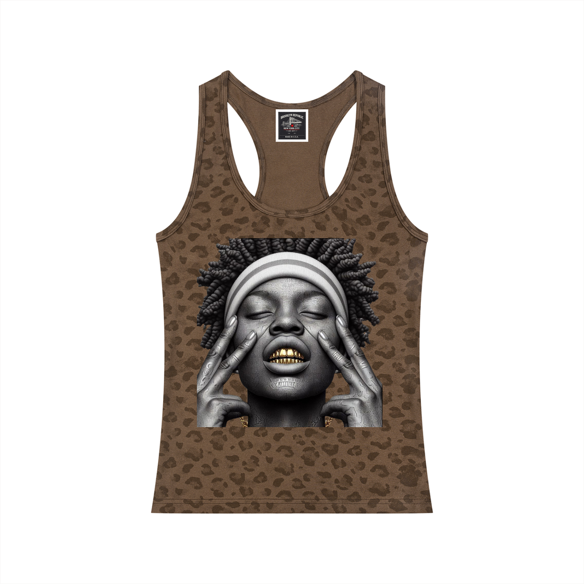 "Ghetto Heaven - Nadia" Women’s Leopard print Tank Top