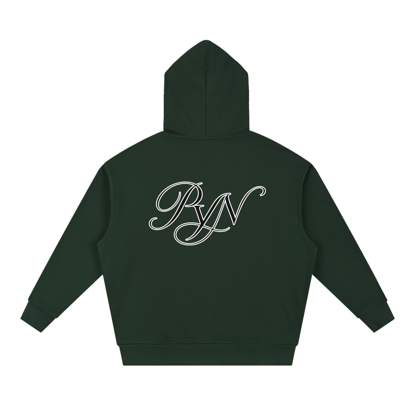 PYN™ x BKRP™ "Cut & Sew" Essential Boxy Heavyweight Drop-Shoulder Hoodie