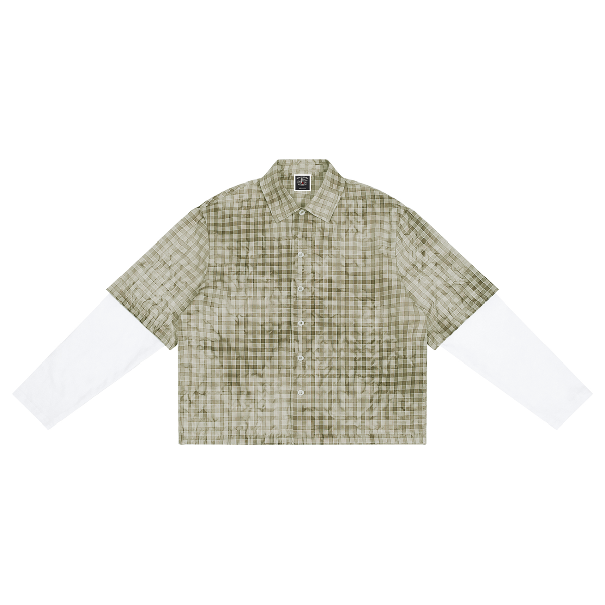 Brooklyn Republic essentials™ Vintage Wash Plaid Short Sleeve Shirt