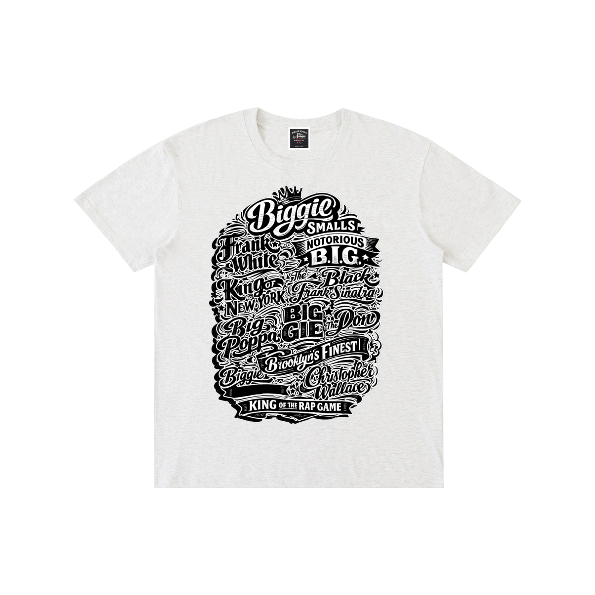 "The Black Frank White" Cotton Unisex T-Shirt