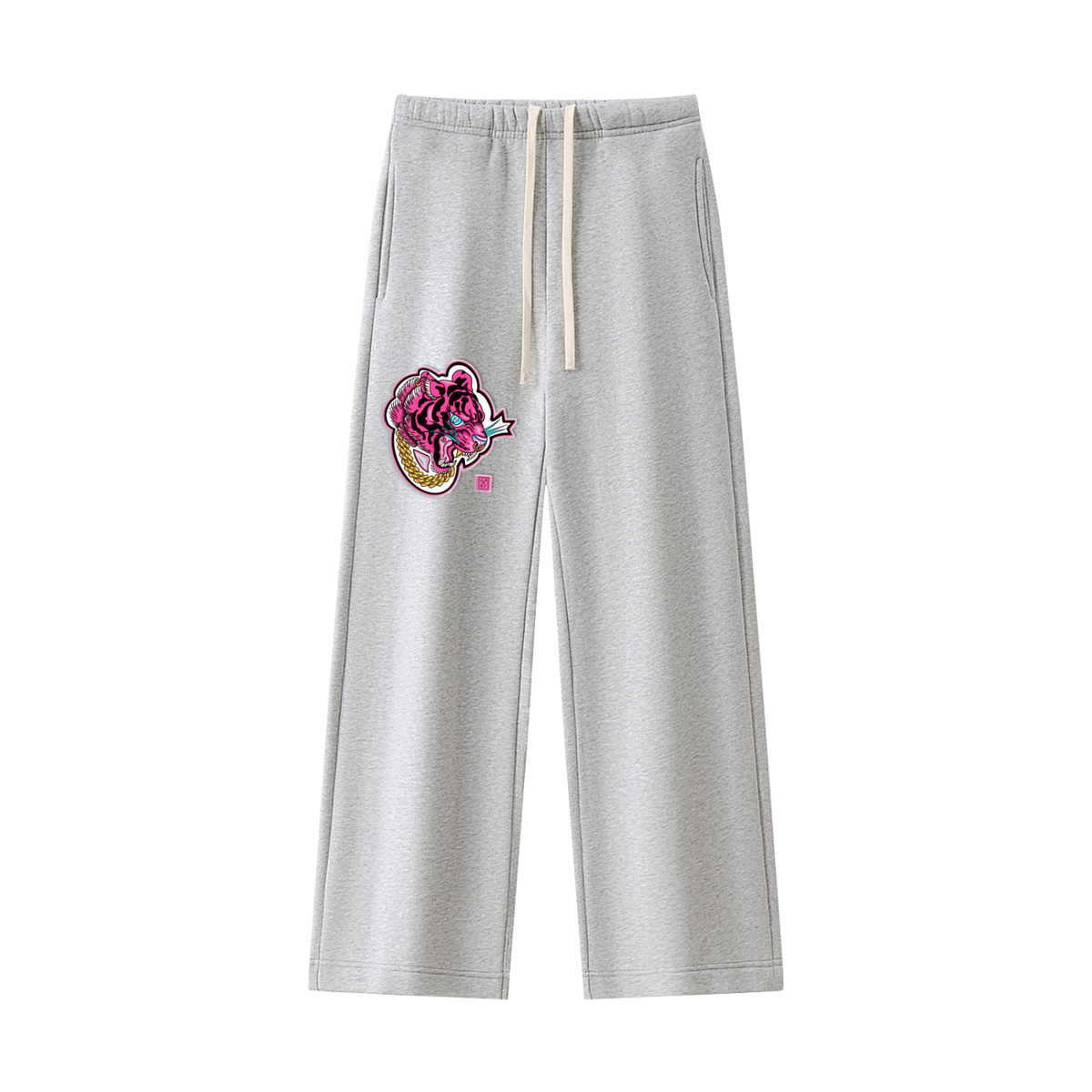 Brooklyn Zoo "Tiger Style" Women's Straight Leg Fleece Set