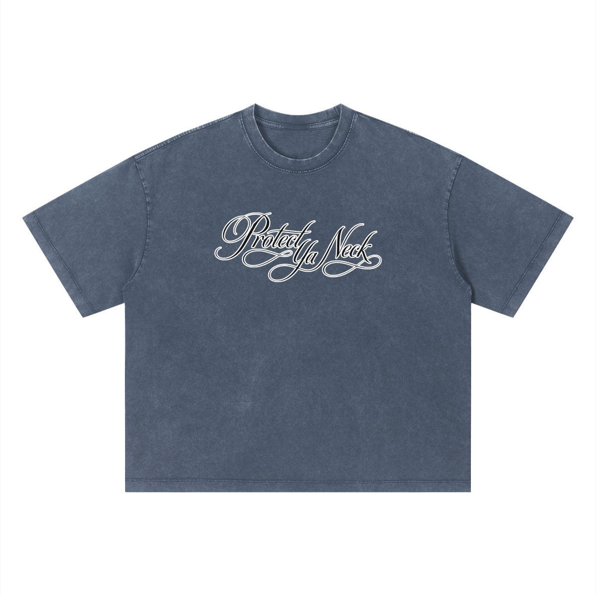 PYN™ "PYN Official" Vintage Wash Boxy T-Shirt