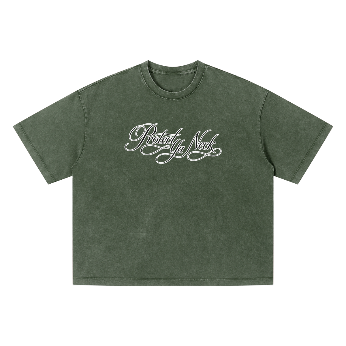 PYN™ "PYN Official" Vintage Wash Boxy T-Shirt