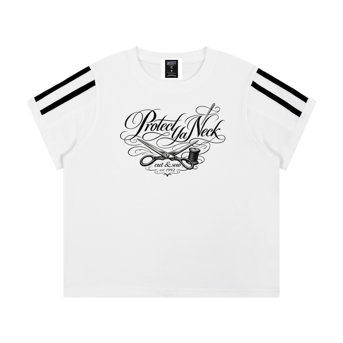 PYN™ "Cut & Sew" Women's Varsity Stripe T-Shirt